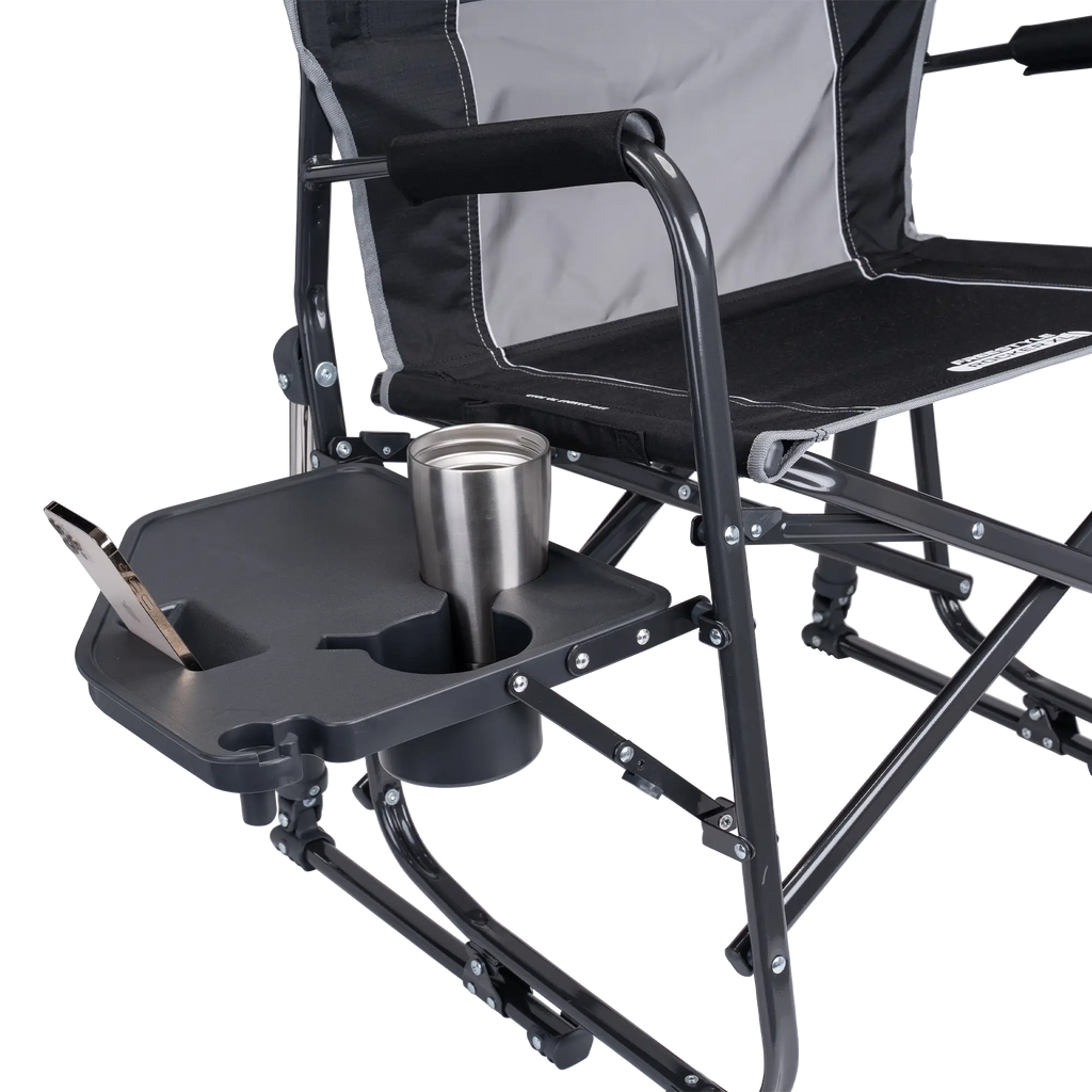 Ultra-Comfortable Freestyle Rocker XL with Side Table - Rocker Chair for Camping & Lawns Detail
