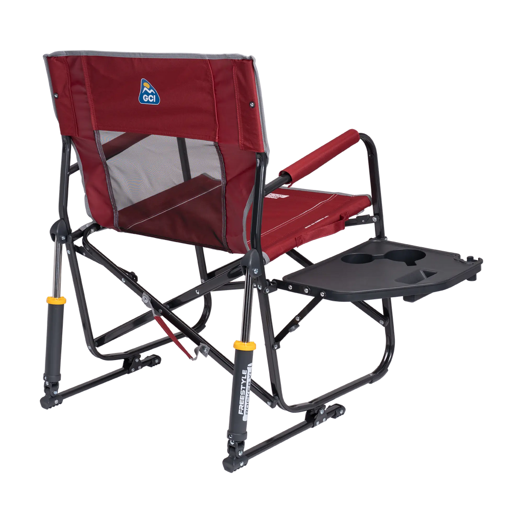 Ultra-Comfortable Freestyle Rocker XL with Side Table - Rocker Chair for Camping & Lawns Detail